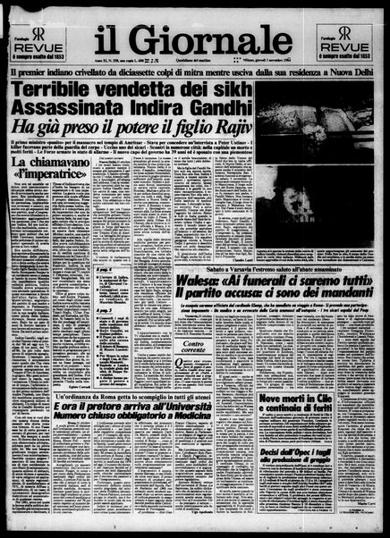 Il giornale : quotidiano del mattino